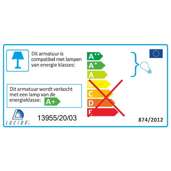 Lucide Caro-led - Plafondspot LED GU10 4x5W 2700K Brons