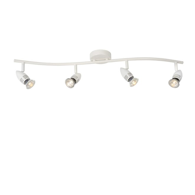 Lucide Caro-led - Plafondspot LED GU10 4x5W 2700K Wit