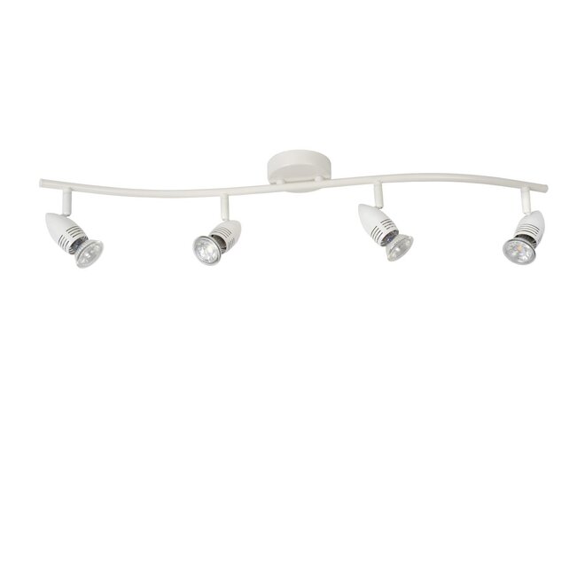 Lucide Caro-led - Plafondspot LED GU10 4x5W 2700K Wit