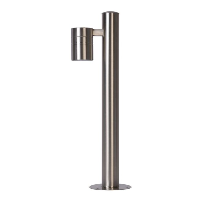 Lucide Arne-led - Sokkellamp Buiten Ø 6,3 cm LED GU10 1x5W 2700K IP44 Mat chroom