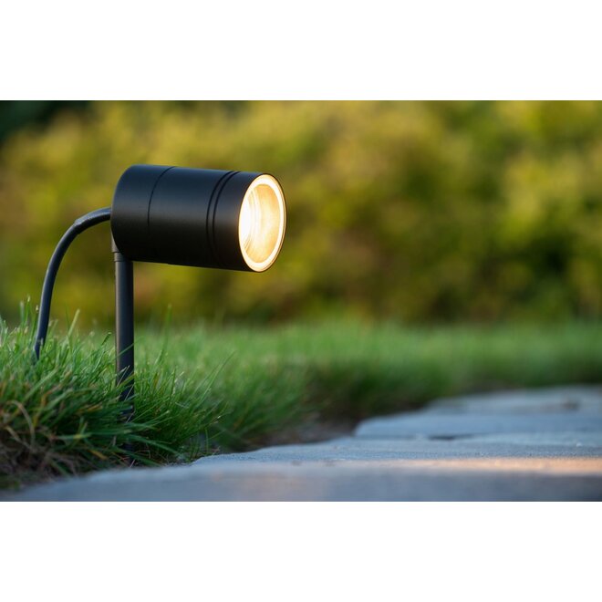 Lucide Arne-led - Tuinspot Buiten Ø 6,3 cm LED GU10 1x5W 2700K IP44 Zwart