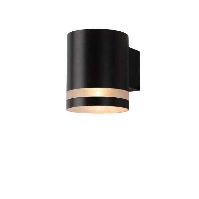 Lucide Basco-led - Wandlamp Buiten Ø 9 cm LED GU10 1x5W 2700K IP54 Zwart