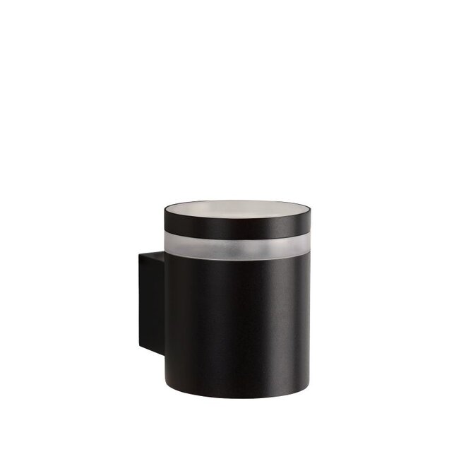 Lucide Basco-led - Wandlamp Buiten Ø 9 cm LED GU10 1x5W 2700K IP54 Zwart