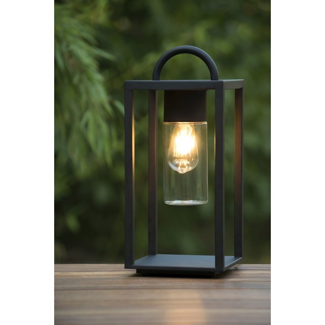 Lucide Glimmer - Tafellamp Buiten 1xE27 IP44 Zwart
