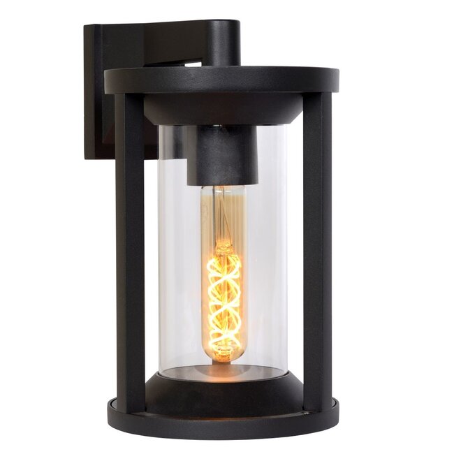 Lucide Cadix - Wandlamp Buiten 1xE27 IP65 Zwart