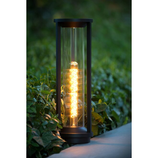Lucide Cadix - Sokkellamp Buiten Ø 16 cm 1xE27 IP65 Zwart