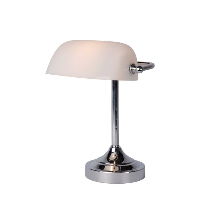 Lucide Banker - Bureaulamp 1xE14 Chroom