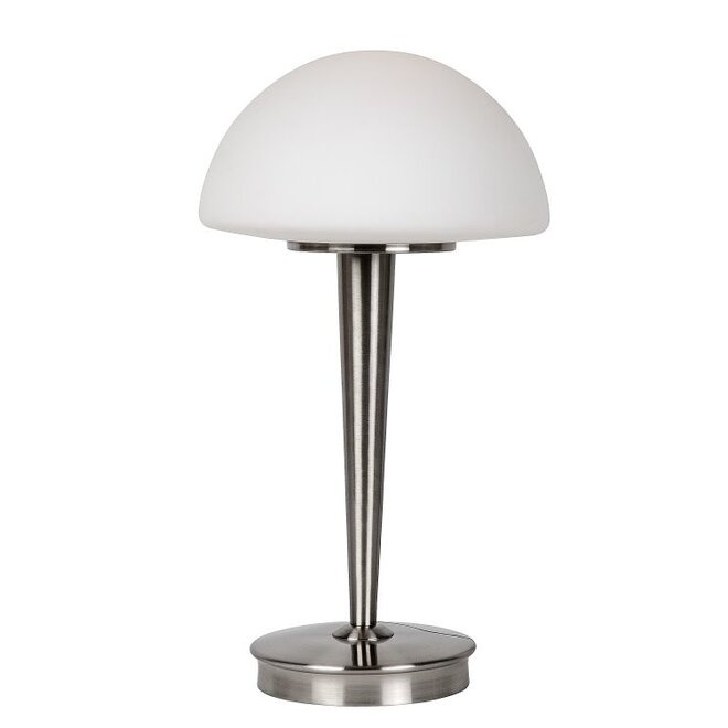 Lucide Touch - Tafellamp Ø 23 cm 1xE14 3 StepDim Mat chroom
