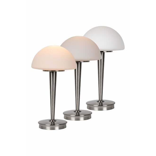 Lucide Touch - Tafellamp Ø 23 cm 1xE14 3 StepDim Mat chroom
