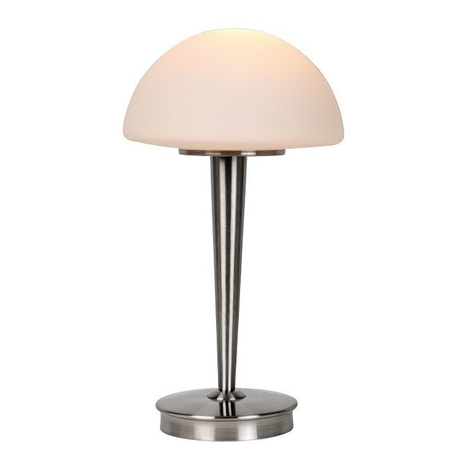 Lucide Touch - Tafellamp Ø 23 cm 1xE14 3 StepDim Mat chroom
