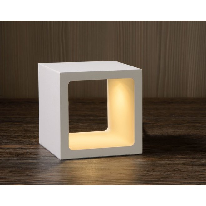 Lucide Xio - Tafellamp LED Dimb. 1x6W 3000K IP40 Wit