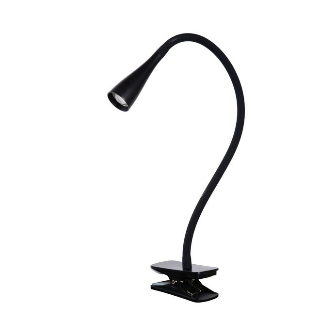 Lucide Zozy - Klemlamp LED Dimb. 1x3W 3000K 3 StepDim Zwart
