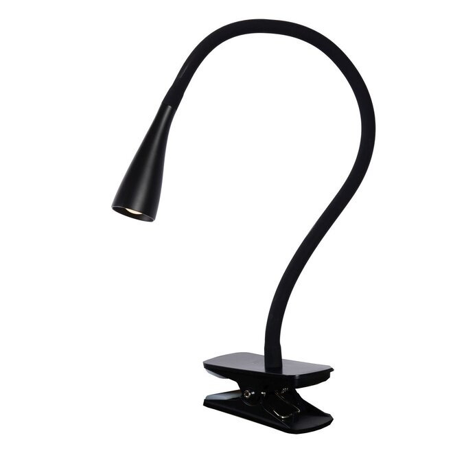 Lucide Zozy - Klemlamp LED Dimb. 1x3W 3000K 3 StepDim Zwart