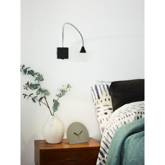 Lucide Buddy - Bedlamp LED 1x3W 4000K Zwart