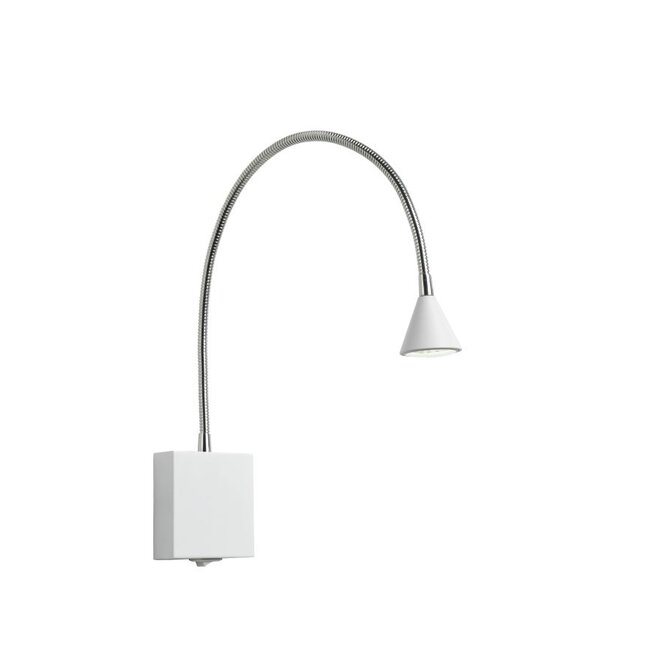 Lucide Buddy - Bedlamp LED 1x3W 4000K Wit
