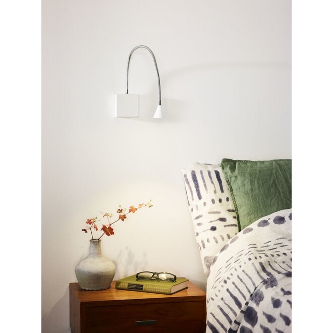 Lucide Buddy - Bedlamp LED 1x3W 4000K Wit