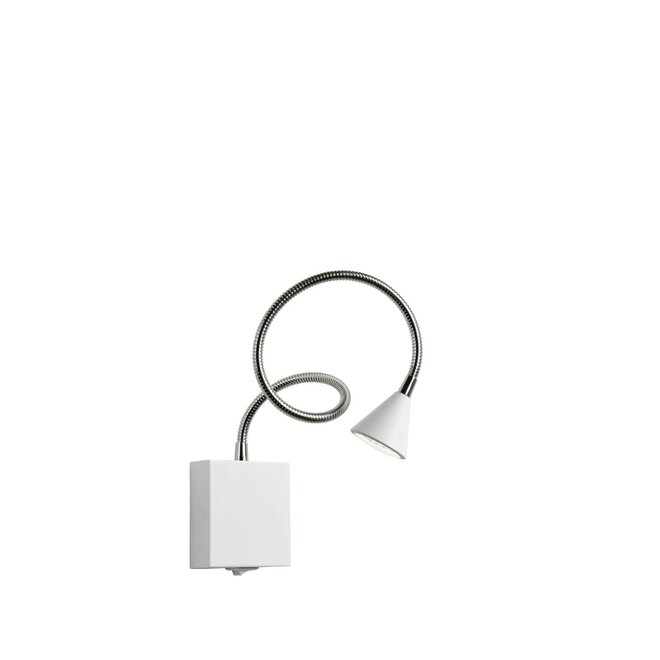 Lucide Buddy - Bedlamp LED 1x3W 4000K Wit
