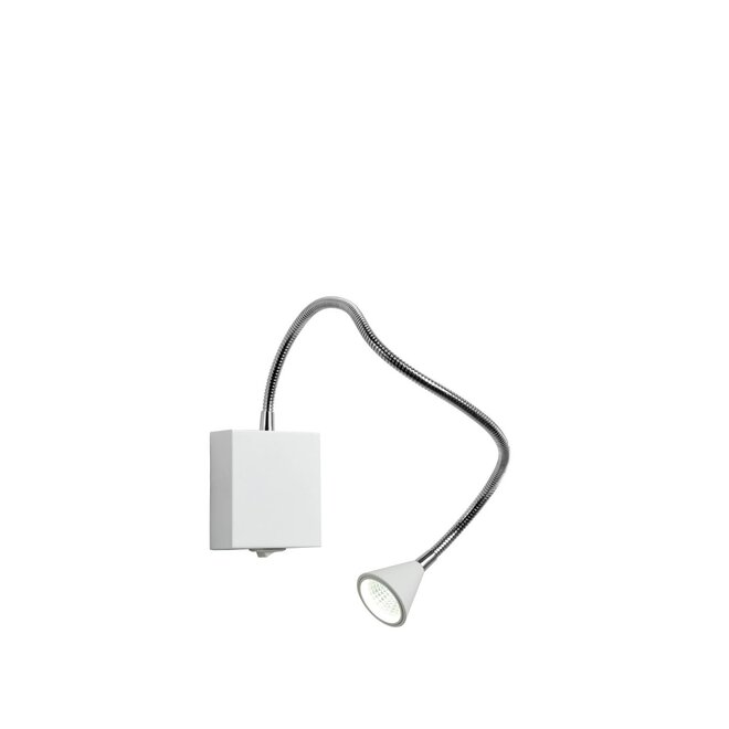 Lucide Buddy - Bedlamp LED 1x3W 4000K Wit