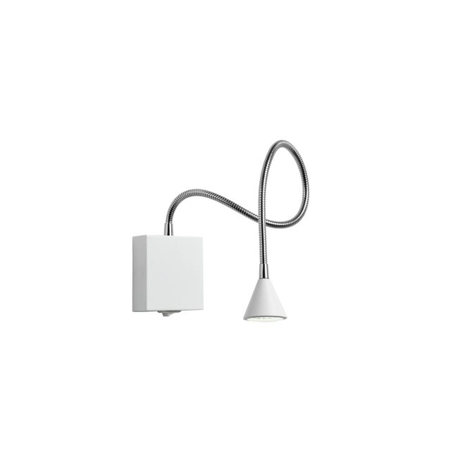 Lucide Buddy - Bedlamp LED 1x3W 4000K Wit