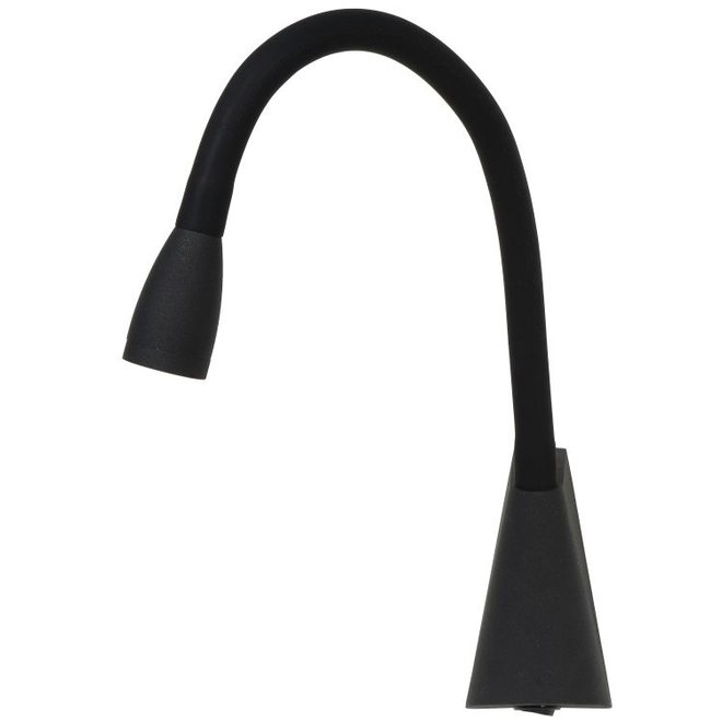Lucide Galen-led - Bedlamp LED 1x3W 3000K Zwart