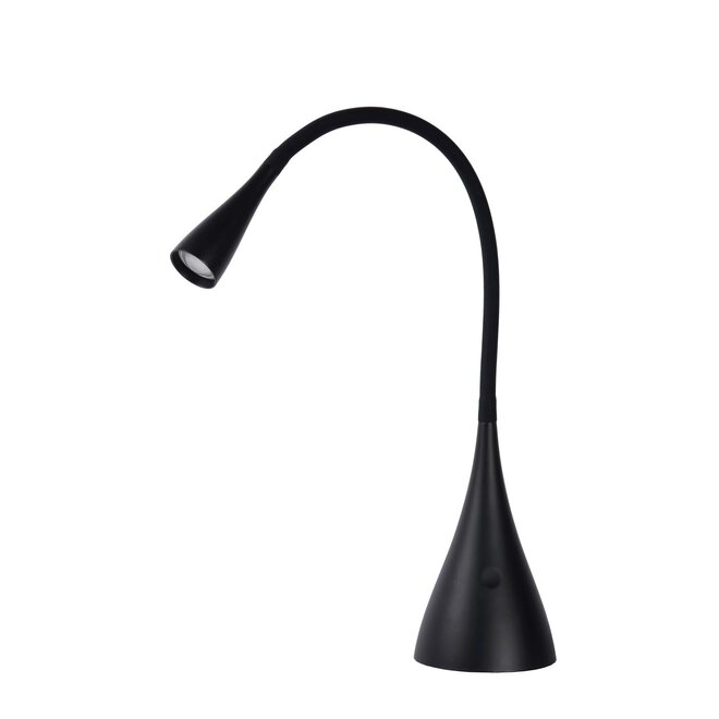 Lucide Zozy - Bureaulamp LED Dimb. 1x3W 3000K 3 StepDim Zwart