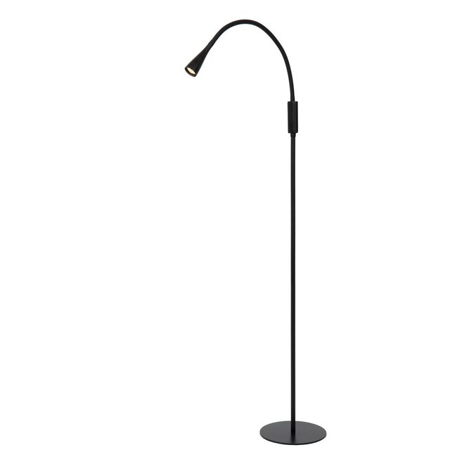Lucide Zozy - Leeslamp LED Dimb. 1x3W 3000K 3 StepDim Zwart
