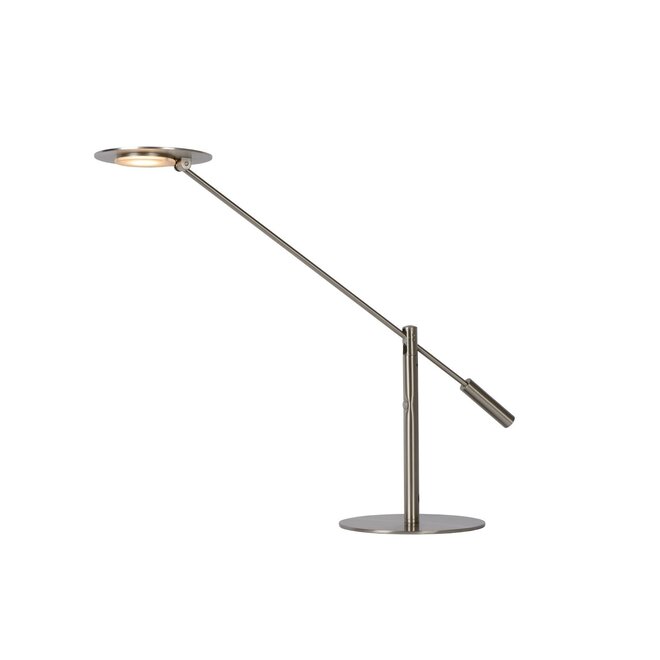 Lucide Anselmo - Bureaulamp Ø 25 cm LED Dimb. 1x9W 3000K Mat chroom