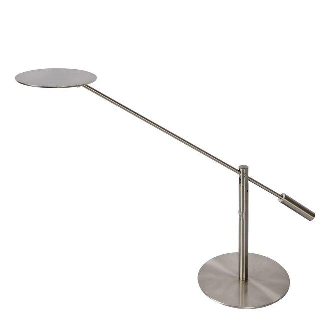 Lucide Anselmo - Bureaulamp Ø 25 cm LED Dimb. 1x9W 3000K Mat chroom