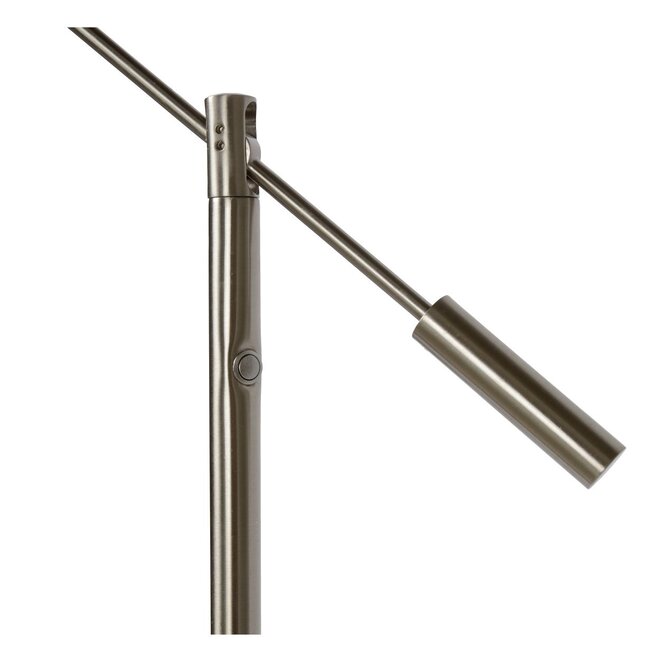Lucide Anselmo - Leeslamp Ø 25 cm LED Dimb. 1x9W 3000K Mat chroom