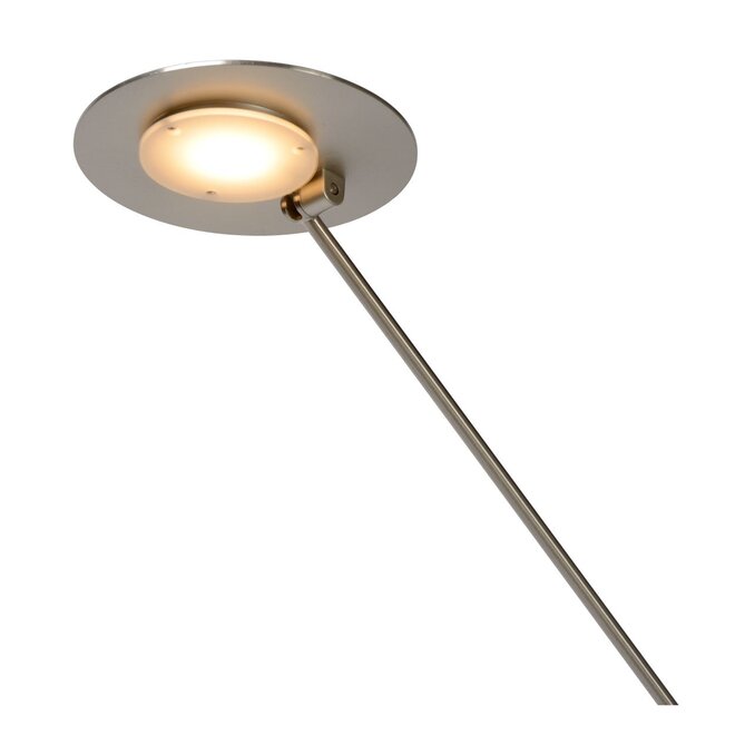 Lucide Anselmo - Leeslamp Ø 25 cm LED Dimb. 1x9W 3000K Mat chroom