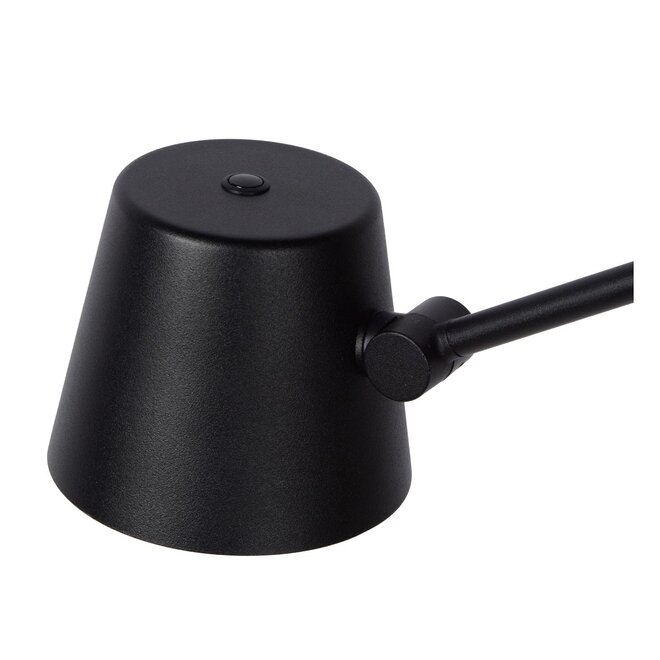 Lucide Jorius - Leeslamp Ø 23 cm LED Dimb. 1x8W 3000K Zwart