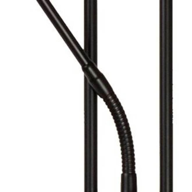 Lucide Champion-led - Leeslamp Ø 25,4 cm LED Dimb. 3000K Zwart