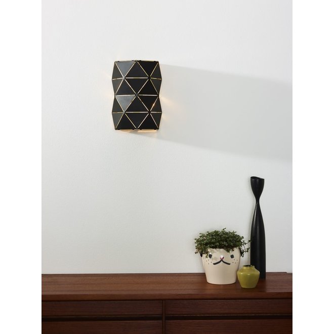 Lucide Otona - Wandlamp 2xE14 Zwart