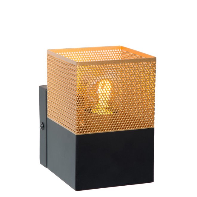 Lucide Renate - Wandlamp 1xE27 Zwart