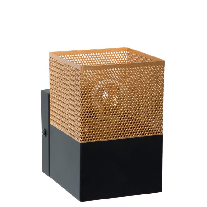 Lucide Renate - Wandlamp 1xE27 Zwart