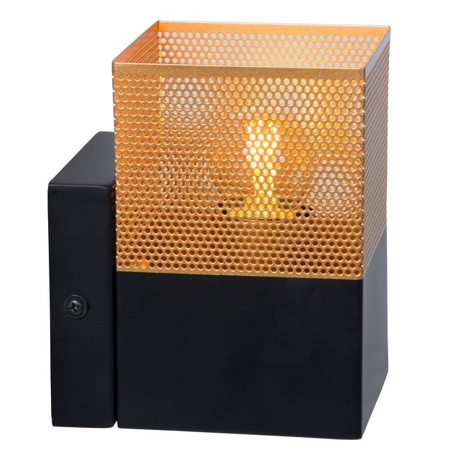 Lucide Renate - Wandlamp 1xE27 Zwart