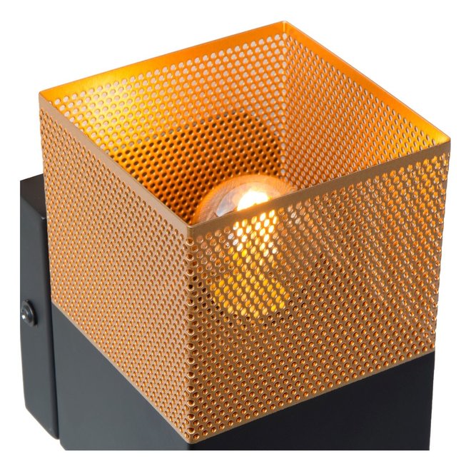 Lucide Renate - Wandlamp 1xE27 Zwart