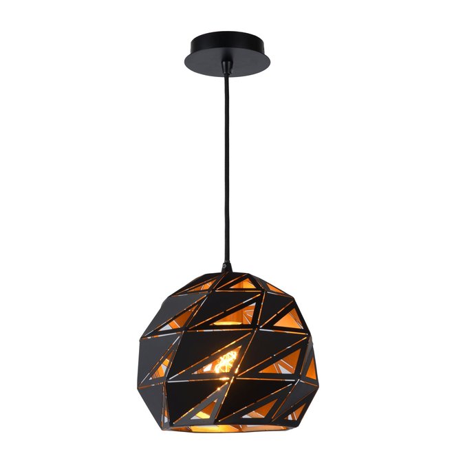 Lucide Malunga - Hanglamp Ø 25 cm 1xE27 Zwart
