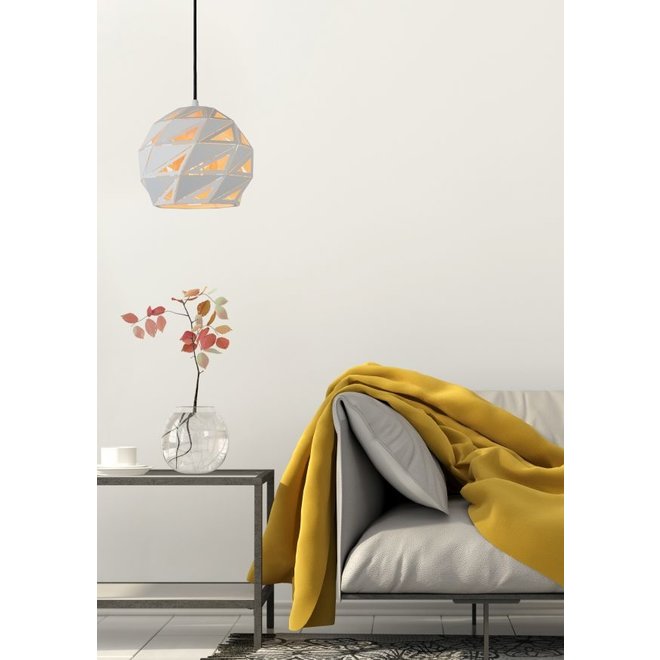 Lucide Malunga - Hanglamp Ø 25 cm 1xE27 Wit