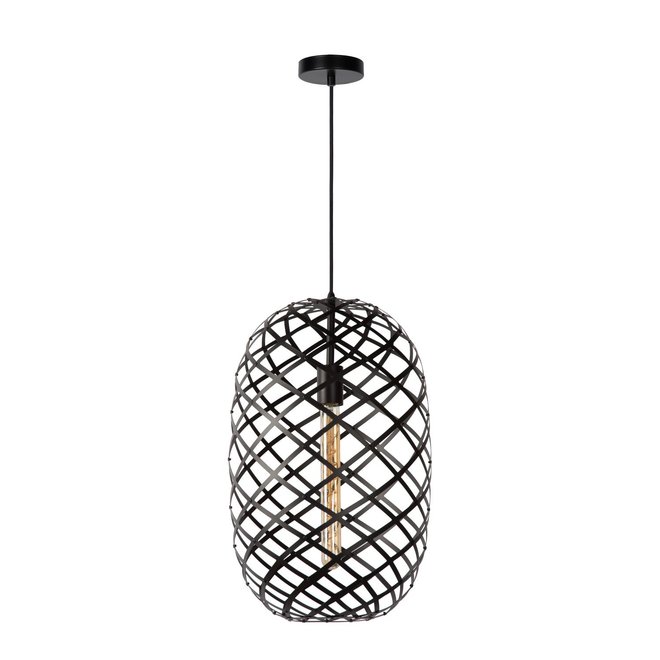 Lucide Wolfram - Hanglamp Ø 32 cm 1xE27 Zwart