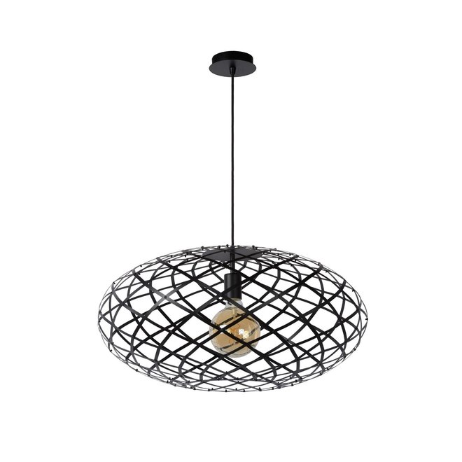 Lucide Wolfram - Hanglamp Ø 65 cm 1xE27 Zwart