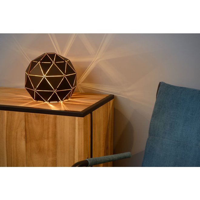 Lucide Otona - Tafellamp Ø 25 cm 1xE27 Zwart