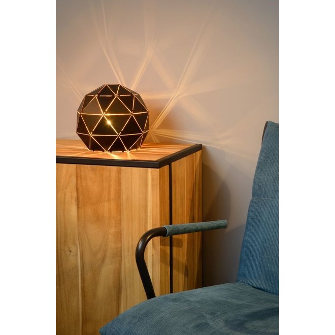 Lucide Otona - Tafellamp Ø 25 cm 1xE27 Zwart