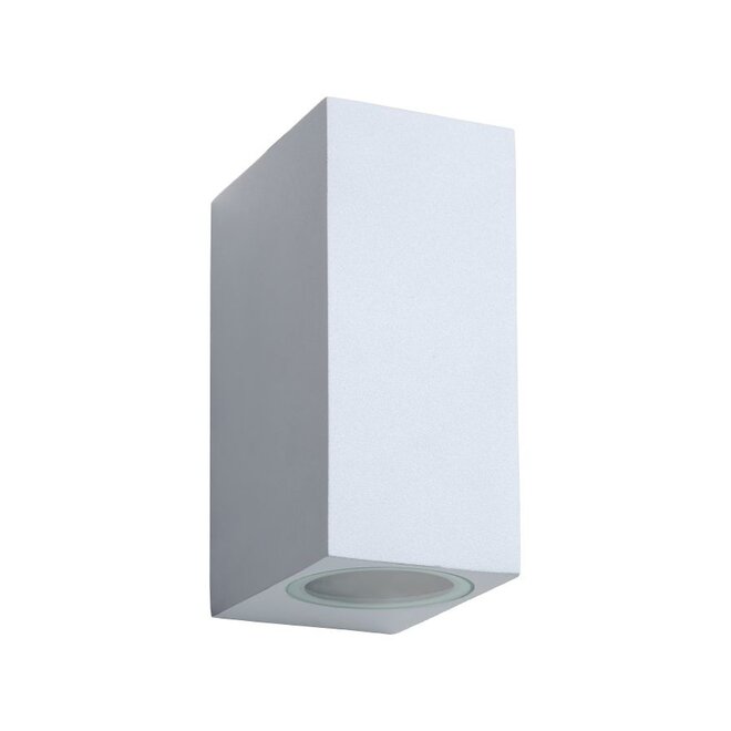 Lucide Zora-led - Wandspot Buiten LED Dimb. GU10 2x5W 3000K IP44 Wit