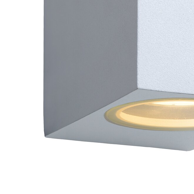 Lucide Zora-led - Wandspot Buiten LED Dimb. GU10 2x5W 3000K IP44 Wit