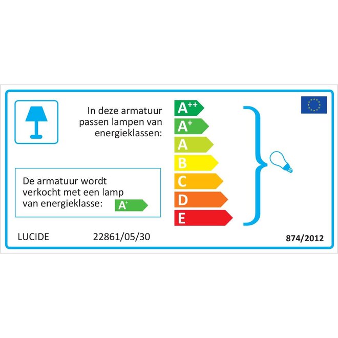 Lucide Zora-led - Wandspot Buiten LED Dimb. GU10 1x5W 3000K IP44 Zwart
