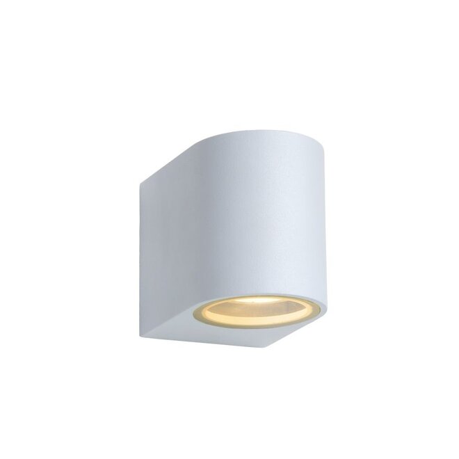 Lucide Zora-led - Wandspot Buiten LED Dimb. GU10 1x5W 3000K IP44 Wit