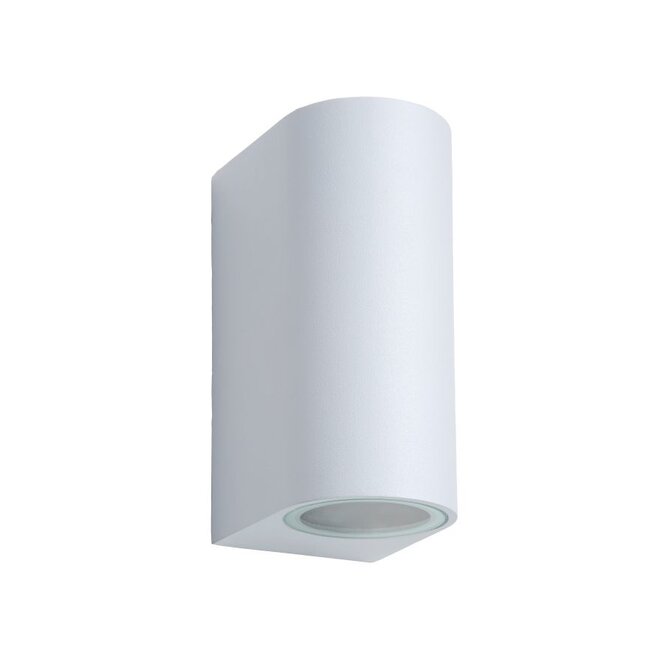 Lucide Zora-led - Wandspot Buiten LED Dimb. GU10 2x5W 3000K IP44 Wit