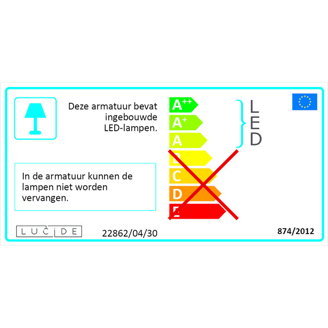 Lucide Basic - Wandlamp Buiten LED 1x3W 2700K IP44 Zwart