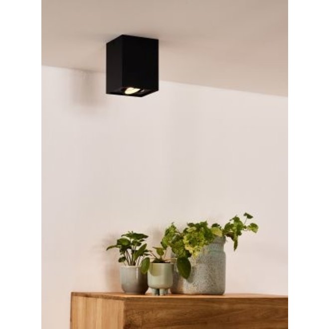 Lucide Tube - Plafondspot 1xGU10 Zwart